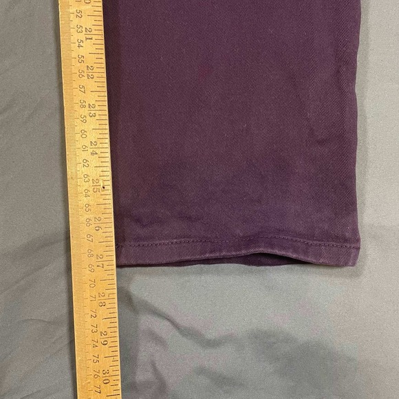 Gloria Vanderbilt Amanda 16P Petite Purple Plum High Rise Tapered Jeans Womens - Picture 5 of 6